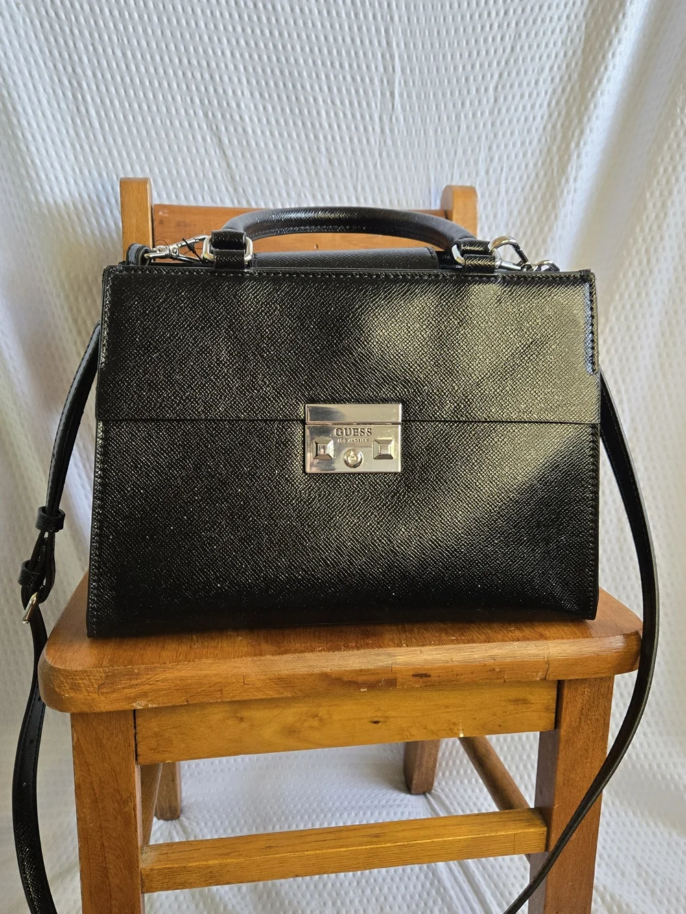 Guess Giana Glitter Satchel